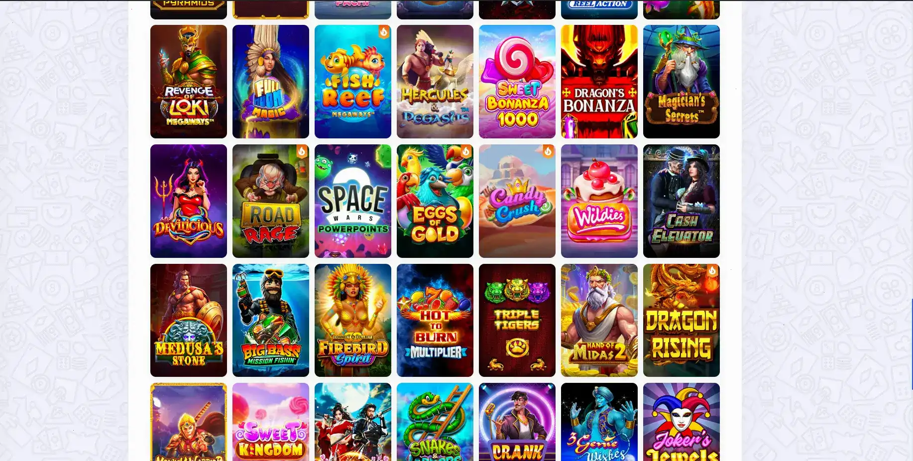 Мобильное приложение Cat casino с играми